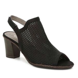 Tamaris | Womens Wortmann Peeptoe Sandal Size 5.5 Black